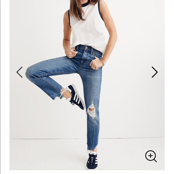 Madewell Denim - • Madewell • The Perfect Summer Jeans Destructed